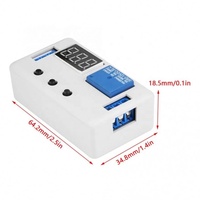 YYC-2 12V Relais Temporisé Module LED Affichage Numérique Minuterie de Cycle Réglable de Commutateur de Contrôle de Contrôle de L'automatisation Avec Coquille