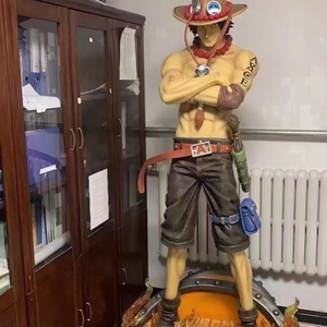 Figura de One Pieced de Anime al por mayor, estatua de Luffy Ace Brothers, estatua de resina de tamaño real para decoración coleccionable - Product Image 6