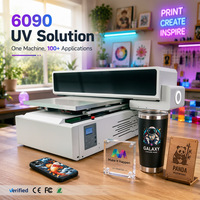 Imprimante UV à plat professionnelle 6090 pour la production en série des petites entreprises, machine d'impression de films UV DTF avec caméra