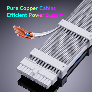 SNOWMAN Cable de iluminación LED negro para fundas de ordenador de escritorio CPU de plástico <span class=keywords><strong>GPU</strong></span> placa base disipador de calor 3*8 pines ventilador refrigeración 3 pines 8 pines - Product Image 6