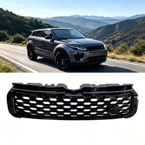 Pour Range <span class=keywords><strong>Rover</strong></span> <span class=keywords><strong>Evoque</strong></span> L538 2012-2018, calandre avant LR083605, calandre en maille noire brillante, remplacement de la calandre d'origine LR083605 - Product Image 1