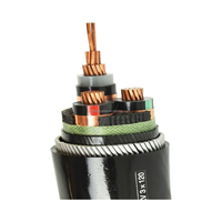 Yjv 0,6/1kV 4-adriges Aluminium-Stromkabel 4C Kupfer 25 mm2-300 mm2 Quadratisches PVC XLPE SWA Gepanzert 70 mm2 75 mm2 150 mm2 Größen erhältlich