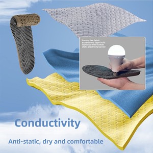 Semelles conductrices alvéolées pour absorption des chocs au talon, semelles <span class=keywords><strong>de</strong></span> massage des pieds optimales, semelles orthopédiques <span class=keywords><strong>de</strong></span> soutien <span class=keywords><strong>de</strong></span> la voûte plantaire pour chaussures - Product Image 2