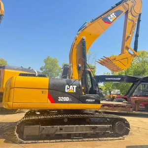 Excavatrice Caterpillar Cat 320D puissante d'occasion avec roues et godet inclus - Prix des excavatrices Cat 320D, 323, 325, 330 - Product Image 1
