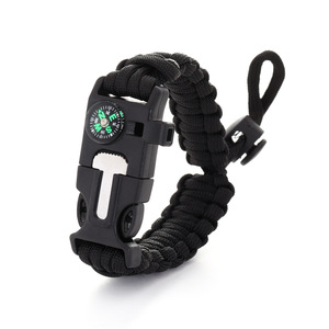 Pulseras <span class=keywords><strong>de</strong></span> supervivencia <span class=keywords><strong>de</strong></span> cuerda OEM multiherramienta con kit <span class=keywords><strong>de</strong></span> hebilla <span class=keywords><strong>de</strong></span> brújula <span class=keywords><strong>de</strong></span> silbato <span class=keywords><strong>de</strong></span> arranque <span class=keywords><strong>de</strong></span> fuego <span class=keywords><strong>de</strong></span> pedernal para acampar - Product Image 3