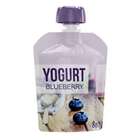 Sachet Doypack personnalisé imprimé, forme spéciale, avec bec verseur, pour lait, gelée, yaourt, jus