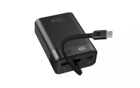 Batterie externe d'urgence haute capacité 20000 mAh Li-Polymère, chargeur portable avec câble de charge et affichage LED, charge rapide