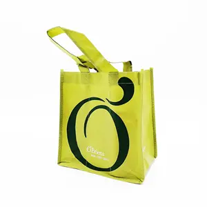 Waterproof Laminated Non Woven Shopping Bag Eco Supermarket Handbag Recycled Non-Woven Shopping Bags