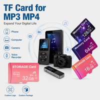 Carte mémoire Flash TF OEM ODM 128 Go 64 Go 32 Go 16 Go Classe 10 U3 Haute Vitesse Capacité Réelle Carte Mémoire Flash TF 4 Go