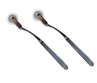 Marteau médical multifonction noir pour le Diagnostic du genou, marteau réflexe en métal