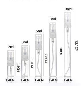 Flaconi Spray in Vetro Mini Cilindrici <span class=keywords><strong>Vuoti</strong></span>, Confezioni da 2ml 3ml 5ml, Bottiglie Campione per Profumo Ricaricabili con Logo Personalizzato - Product Image 2