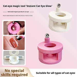 แม่เหล็กทำเล็บลายตาแมวแบบใหม่ แรงดูดสูงพิเศษ สำหรับทำเล็บแบบ DIY แสงกว้างและแสงด้านข้าง แม่เหล็กดูดอัตโนมัติสำหรับทำเล็บลายตาแมวแบบฝรั่งเศส - Product Image 2