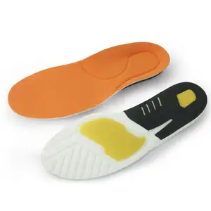 PU Foam Arch Support Orthotic Damping Sport Insoles For Shoes
