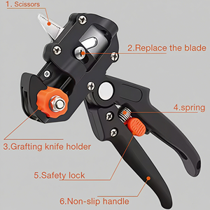 กรรไกรตัดแต่งกิ่งขายส่งเป็นเครื่องมือทำสวนที่จำเป็นสำหรับการตัดแต่งกิ่งอ่อนและการปลูกต้นไม้ผลไม้ - Product Image 3