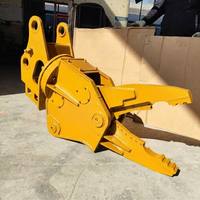 Cisaille de démolition haute force de coupe pour voitures, cisaille hydraulique REBET Eagle, cisaille mobile pour métaux et ferraille pour travaux de démolition CE