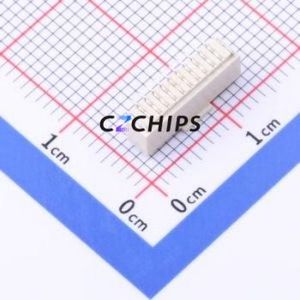 HC-1.0-10PLT Wire-to-Board Pin Header SMD,P=1mm Connector 1x10P 1mm Vertical Mount SH - Product Image 2