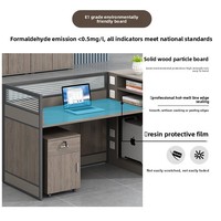 Chaise de bureau pour personnel, design en forme de E, combinaison libre, boîte de rangement pour câbles – Bureau moderne et minimaliste pour usage commercial