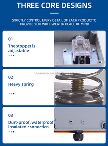 डबल पेडल पावर स्विच 10a 250Cval उपचार पैर धातु और प्लास्टिक सामग्री के साथ स्विच - Product Image 2