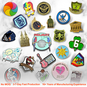 Insignias <span class=keywords><strong>de</strong></span> Esmalte Suave Personalizadas al por Mayor, Diseña Tu Propio Logotipo y Nombre, Lindos Pines <span class=keywords><strong>de</strong></span> Metal Duro para Sombreros y Solapas <span class=keywords><strong>de</strong></span> <span class=keywords><strong>Ropa</strong></span> - Product Image 1