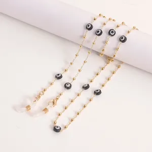 Chaîne à <span class=keywords><strong>lunettes</strong></span> Masque Longe Acrylique Evil Eye Alliage Perles Titulaire Corde Sangle Anti-perte <span class=keywords><strong>Lunettes</strong></span> Chaînes <span class=keywords><strong>2022</strong></span> Mode Bijoux Nouveau - Product Image 3