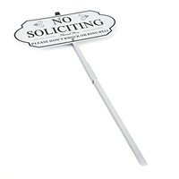 Panneaux en aluminium personnalisés avec logo, étanches, pour portail, avertissements, panneaux métalliques de jardin pour porte d'entrée, usage domestique - Vente chaude