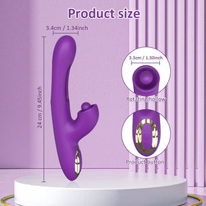 Potente Vibrador con Movimiento de Golpeteo y Aleteo para el Punto G, Estimulador de Clítoris, Masajeador con 3 Motores, Consolador, Juguetes Sexuales para Mujeres, Productos para Adultos +18 - Product Image 5