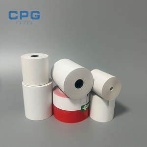 Rouleau de papier thermique Vente directe d'usine Sans BPA Faible poussière 80x70mm Rouleaux thermiques pour supermarché - Product Image 1