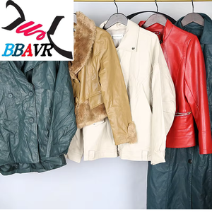 Chaqueta de Invierno Unisex de Cuero Gracer en Oferta, Usada, de Segunda Mano, Alta Calidad, Pedido Mínimo 45 kg - Product Image 4