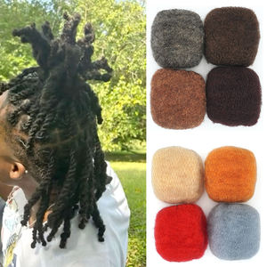 KAMA-<span class=keywords><strong>Cheveux</strong></span> humains naturels tressés, extension de <span class=keywords><strong>cheveux</strong></span> naturels bon marché, mèche afro, <span class=keywords><strong>cheveux</strong></span> humains bouclés, en vrac, pour dreads - Product Image 6