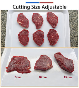 Cortadora de Carne de Acero Inoxidable, Máquina Cortadora de Carne con Cinta Transportadora, Equipo de Procesamiento de Alimentos para Carnicería y Cocina - Product Image 6