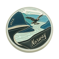 Moneda de desafío grabada en 3D antigua personalizada, logotipo Diy, recuerdo sólido redondo coleccionable, monedas de Metal de fantasía troqueladas antiguas