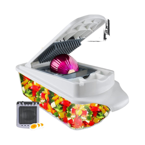RUK 22-en-1 multi-usage <span class=keywords><strong>hachoir</strong></span> à légumes trancheuse oignon Dicer coupe-aliments pour tomates Fruits séparateur d'oeufs 11 lames presse-agrumes - Product Image 1