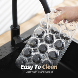 Hiện đại di động 18-cell không thấm nước trứng hộp lưu trữ Pet nhựa tươi mát bảo quản thực phẩm chủ tủ lạnh tải công suất - Product Image 2