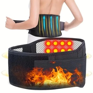 Wholesale Adjustable Waist Belt <b>Brace</b> Self Heating Magnetic <b>Back</b> Support Lumbar Band - Product Image 1