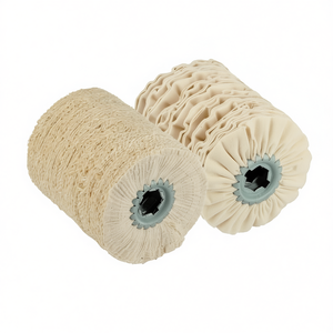 Ttake Sisal Cotton Polishing Wheel 110x100 Mm Ventilated For Metal Wood Polishing - Product Image 2