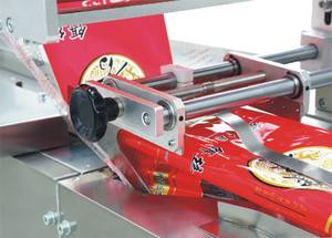 완전 자동 스테인레스 스틸 베개 팩 아침 식사 빵 샌드위치 도넛 비스킷 케이크 포장 기계 - Product Image 6