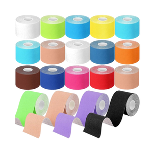 Bande de rayonne de sport, bande de kinésiologie pré coupée <span class=keywords><strong>genou</strong></span>, bande de sport physio dans la boîte - Product Image 6