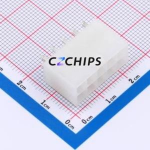 W420121K-10PW2123 Wire-to-Board Pin Header Through hole,P=4.2mm Connector 2x5P 4.2mm Through Hole Mini-Fit (MX 4.2) - Product Image 1