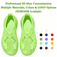 Vente immédiate de chaussures imprimées en 3D en TPU pour prototypage rapide, semelles souples et confortables pour la randonnée et le surf sur la plage