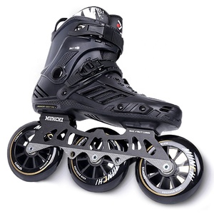 Người đàn ông của phụ nữ tự do slalom Con lăn Giày trượt Hợp kim nhôm <span class=keywords><strong>3</strong></span>-bánh xe Skate giày PU bánh xe bán buôn tốc độ <span class=keywords><strong>Inline</strong></span> Giày trượt người lớn - Product Image 6