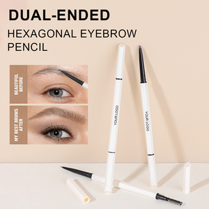 <span class=keywords><strong>Crayon</strong></span> à sourcils à marque privée, logo personnalisé, imperméable, végan, stylo à sourcils personnalisé avec brosse - Product Image 1