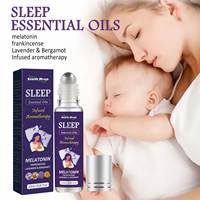 South Moon Offre Spéciale Oem Odm Sommeil Profond Soulager l'Insomnie Oreiller Essence Huile Roller Sérum de Sommeil Bio Lavande & Bergamote