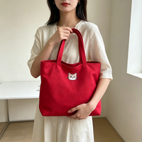 Sacs fourre-tout en toile recyclables et biologiques pour femmes, sac à bandoulière publicitaire avec logo personnalisé, sac fourre-tout réutilisable pour les courses quotidiennes avec fermeture éclair