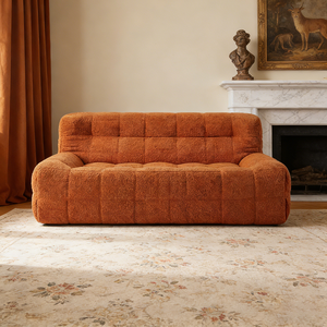 Divano Multifunzionale Comprimibile Pieghevole Design Moderno Tre Posti con Cuscini Confortevoli per Casa e Piccoli Spazi - Product Image 1