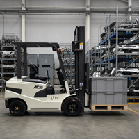 Lithium-Ionen Elektro-Gabelstapler FS-20 mit Hydraulischem Seitenschieber Vollgummireifen Dreirad-Design CE ISO Zertifiziert für Regalbahn-Service