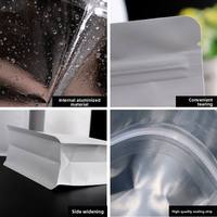 Sachets à fond plat de 250g à 1kg avec valve, en aluminium imprimé sur mesure pour grains de café, emballage OEM