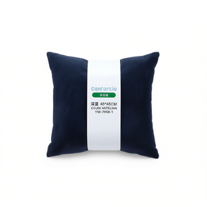 Cuscini e cuscini decorativi in velluto Ice Point Antelina Deep Blue 45*45 - Product Image 1