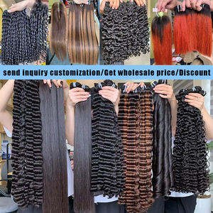 Cheveux humains vierges vietnamiens 100% naturels, couleur noire naturelle, double trame, qualité supérieure, vente en gros, grade 12A, cuticules alignées - Product Image 6