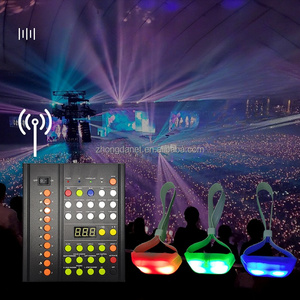 Pulsera Luminosa Personalizada de 10 Zonas DMX para Conciertos, Accesorios de Animación, Pulsera de Nailon Tejido con Luces LED Brillantes - Product Image 5