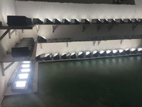Mini applique murale carrée LED de fabrication Shenzhen avec diffuseur en polycarbonate, indice de protection IP65, luminosité et couleurs variées